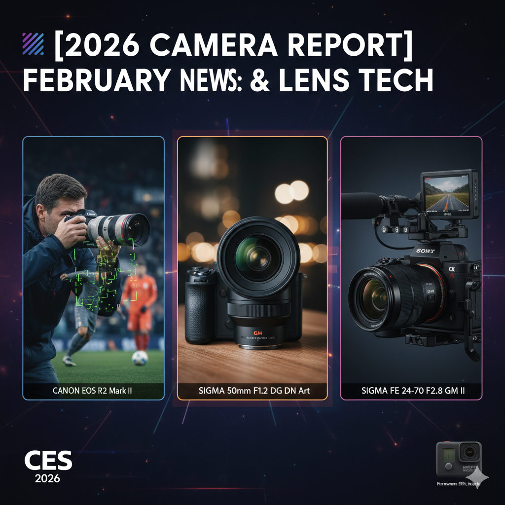 2026년 카메라 시장 동향: AI와 고성능 렌즈 혁신